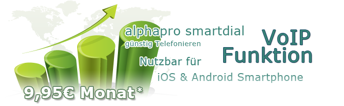 alphapro voip ab 9,95€ Monatlich.